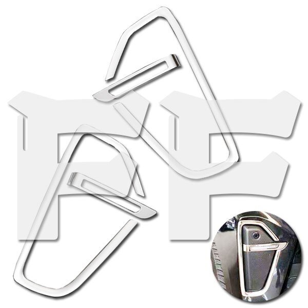 ダイハツ TANTO タント LA650/660S 2019年~ フロント フォグランプ カバー 外装 鏡面 メッキ ステンレス カスタム SN-4477拍卖