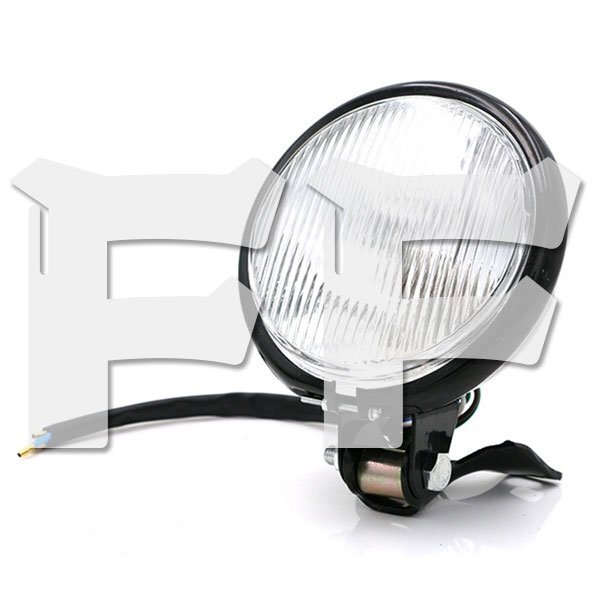 5インチ オートバイ ヘッドライト ホワイト ホンダ カワサキ ヤマハ スズキ BMW ハーレー (ブラック) FG-P 新品拍卖