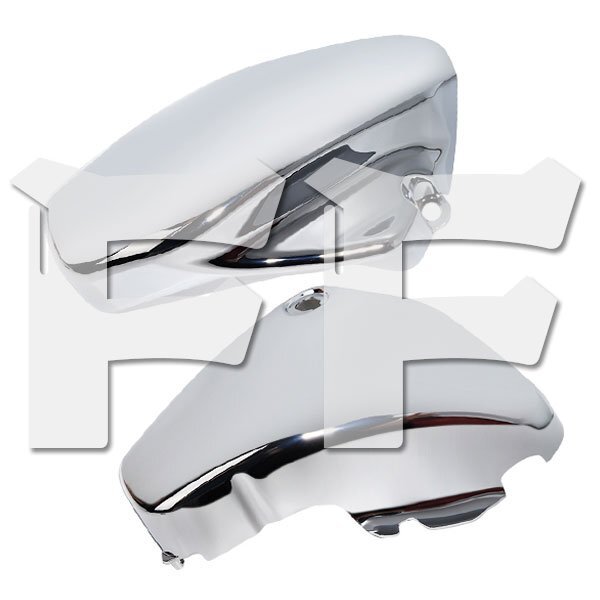 スズキ SUZUKI Boulevard Voluisa C50 VL400 VL800 2005-2017 バッテリーカバー フェアリングカバー VL400-BC クローム 左右組拍卖