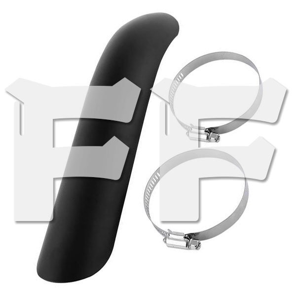 送料無料.. オートバイ マフラー熱シールド ヒートシールド 気パイプ熱シールド 固定クランプ (ブラック) やけどを防ぐために EPPC04 新品拍卖