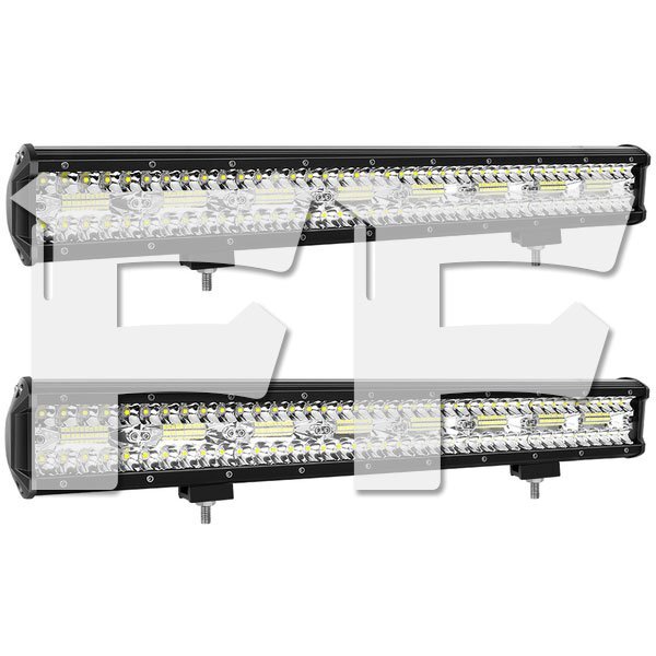23インチ LED ワークライト 作業灯 480W 6500K ホワイト 照明 トラック SUV ボート 建設機械 12V/24V兼用 SM480W 2個 新品拍卖