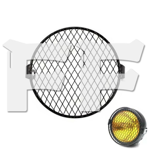 ハーレー カワサキ スズキ ホンダ ヤマハ ヘッドライトグリル オートバイ ライトカバー パーツ ライト保護 DZ-ABC 1個 新品拍卖