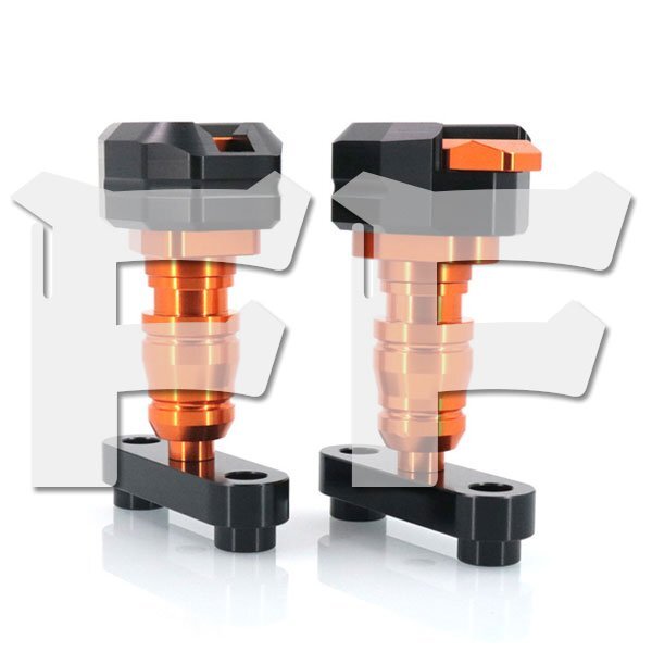 KTM DUKE 125 200 250 390 フレームスライダー クラッシュプロテクター オートバイ 落下保護 CNC パーツ KTM-AF-B 新品拍卖