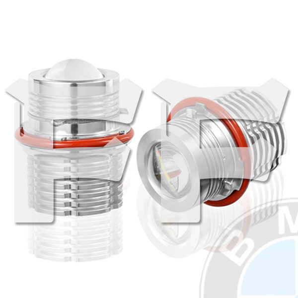 送料無料.. BMW E39/E53/E60/E61/E63/E64/E65/E66/E82/E83/E87/E88 エンジェルアイ イカリング CREE 12発 60W LEDライト E39-60W 2個 新品拍卖