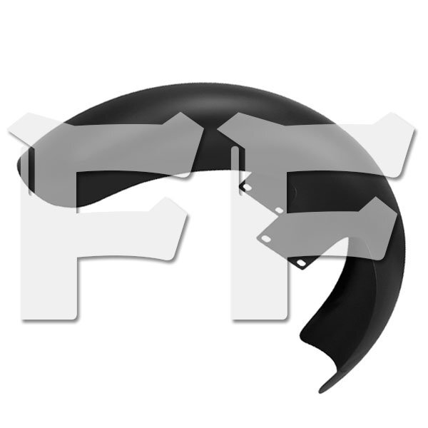 送料無料.. 19インチ 120 R19 ホイールに.. ハーレー ツーリング マッドガード フロントフェンダー Matte Black 亜黒 HL-SG19 新品拍卖