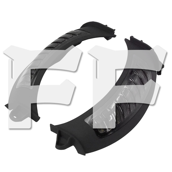 For Harley Road Glide 2015~2020年式 サイドマーカーターンライト LED ウインカーライト ブラック DRL/ウインカー MS-SG15 新品拍卖