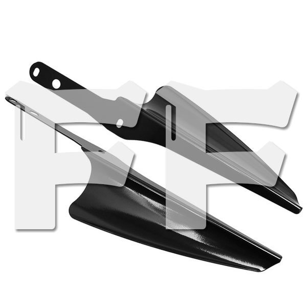 送料無料.. ハーレー ツーリング ロードキング フロント フォーク マウント ウインドディフレクター Brilliant Black HL-FFC 新品拍卖