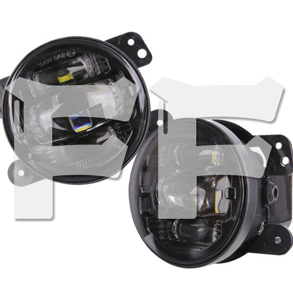 新発売 For Jeep Wrangler JK JKU ダッジ 4インチ LED フォグランプ フォグライト ホワイト 30W MS-FG30J 新品拍卖
