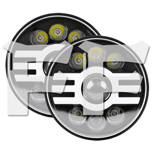 LED ヘッドライト 7インチ 55W JEEP JK TJ スズキジムニー トヨタ ハマーH2 HI.Low切替式.DRL.ウインカー 12V~24V JK-O 2個 新品拍卖