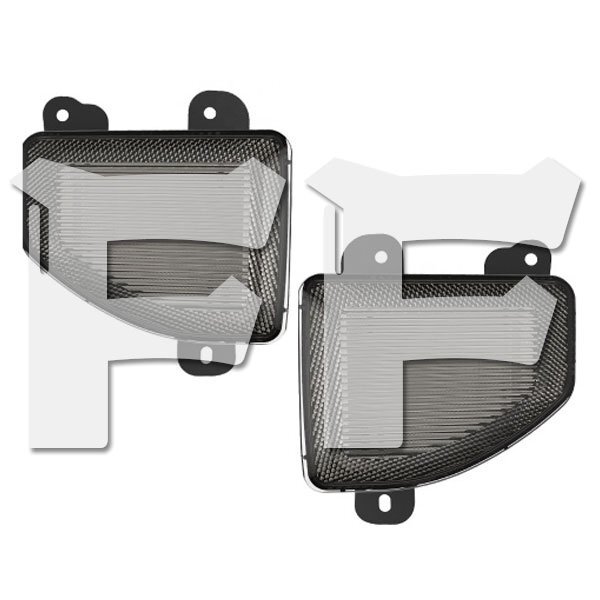 Jeep Wrangler JL ラングラー 2018-2022年式 サイドマーカーランプ ブレーキライト LED テールライト 灰色 MS-JLRBB01 新品拍卖
