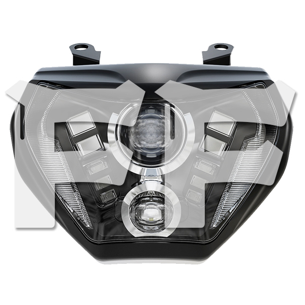 For YAMAHA MT 09 FZ 09 14~17年式 MT 07 18~19年式 92W LED ヘッドライト オートバイ Hi.Low切替.DRL かっこいい!! MS-091416 新品拍卖