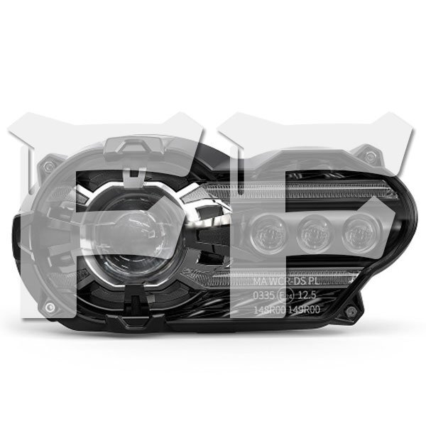 送料無料.. 新発売 For BMW 2004-2013 R1200GS AVENTURA R1200GS Eマーク認証 DOT LED ヘッドライト プロジェクター MS-BWHDR1200 新品拍卖