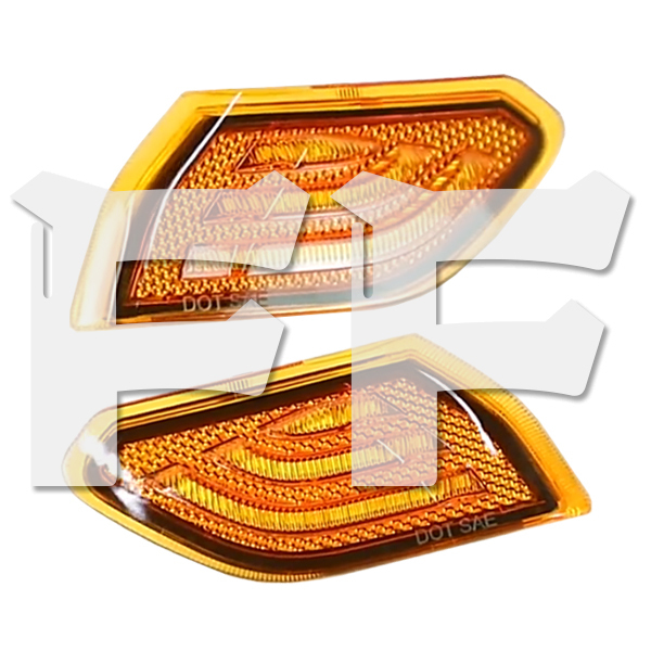 送料無料.. Jeep Wrangler JL LED サイドマーカーライト LEDターンライト 18~22年 フロントフェンダーターン イエロー MS-JL-FFL02 新品拍卖