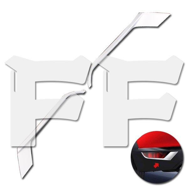 マツダ MAZDA CX-3 2015年2~ リアリフレクター アクセサリー ガーニッシュ メッキ ステンレス 外装 鏡面 SN-1443拍卖