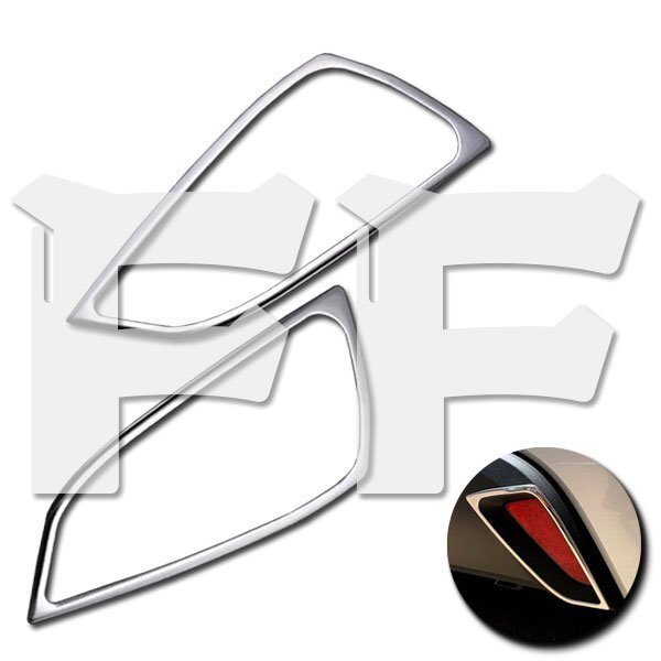 送料無料.. トヨタ ヤリス KSP210 / MXPA1#/ MXPH1# リア リフレクターガーニッシュ メッキ ステンレス 鏡面 SN-4790 新品拍卖