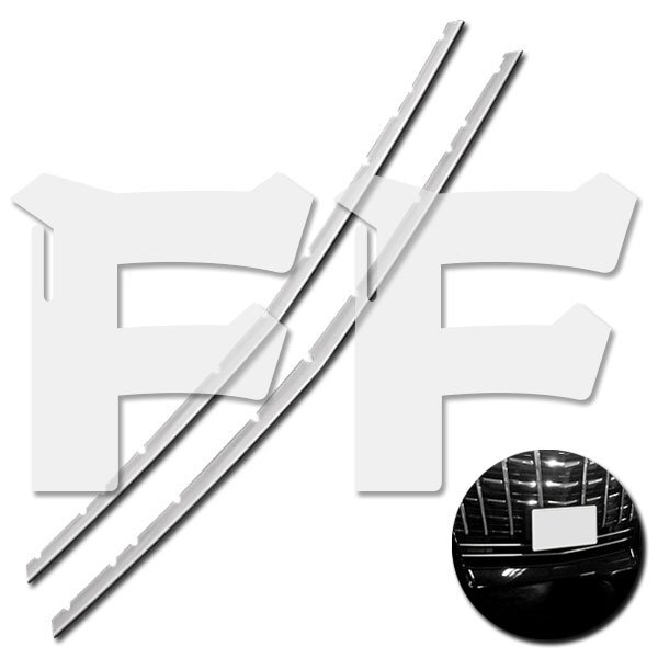 送料無料.. トヨタ アルファード 30系 後期 2018年~ フロントバンパーグリルカバー ステンレス メッキ 鏡面 SN-3624 新品拍卖