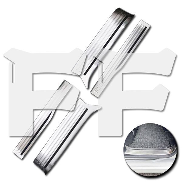 送料無料.. 日産 ルークス ROOX 40系 2020年3月~ ドアシルスカフプレート ステップ カバー ガーニッシュ メッキ ステンレス SN-5175 新品拍卖