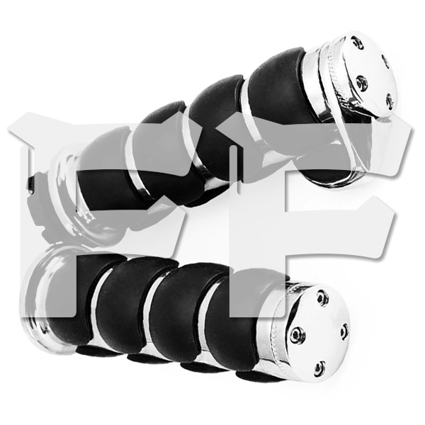 送料無料.. バーエンド付き ハンドグリップ 重厚感 ハーレー 国産/アメリカンの1インチハンドル仕様車全般 1セット HLHG-A 新品拍卖