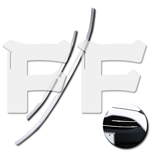 送料無料.. トヨタ ヤリス KSP210 MXPA1# MXPH1# フロントバンパーグリルカバー ガーニッシュ センサーなし車用 鏡面 SN-4988 新品拍卖