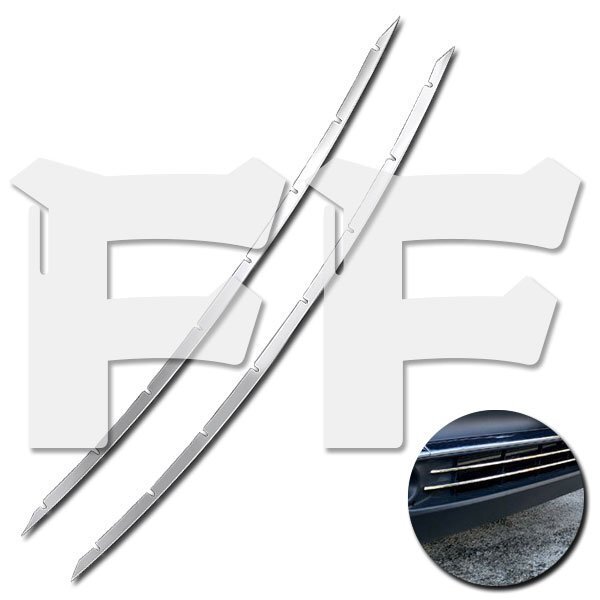 トヨタ ハリアー 80系 フロントバンパーグリルカバー バンパーグリルトリム ガーニッシュ メッキ ステンレス 鏡面 SN-5001 新品拍卖