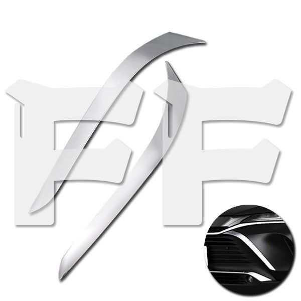 トヨタ ハリアー 80系 フロントバンパーグリルカバー フロントバンパーパネル メッキ ステンレス 鏡面 SN-5008 新品拍卖