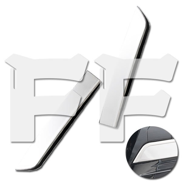 送料無料.. トヨタ PRIUS プリウス 30系 後期 フロント ナンバー プレート カバー グリル トリム ステンレス メッキ 鏡面 SN-15 新品拍卖