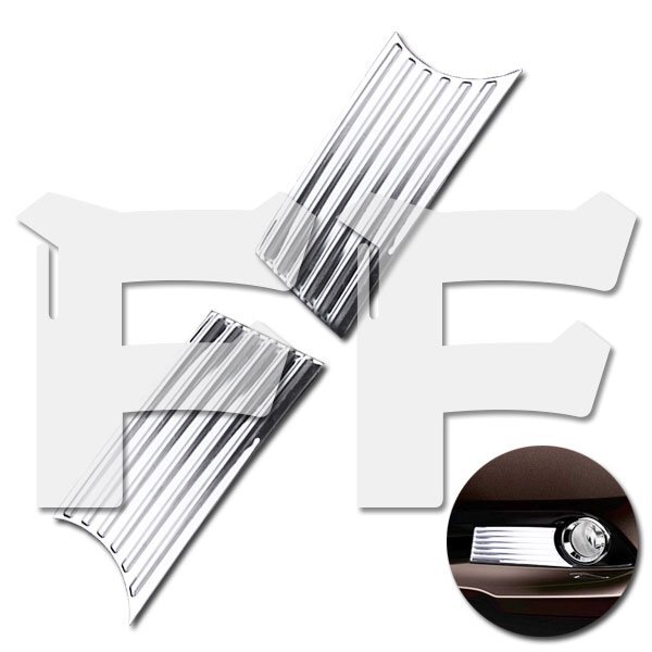 トヨタ ノア NOAH 80系 X/G 2014年1月~ フロント フォグランプ トリム カバー ガーニッシュ メッキ ステンレス SN-1072 鏡面拍卖