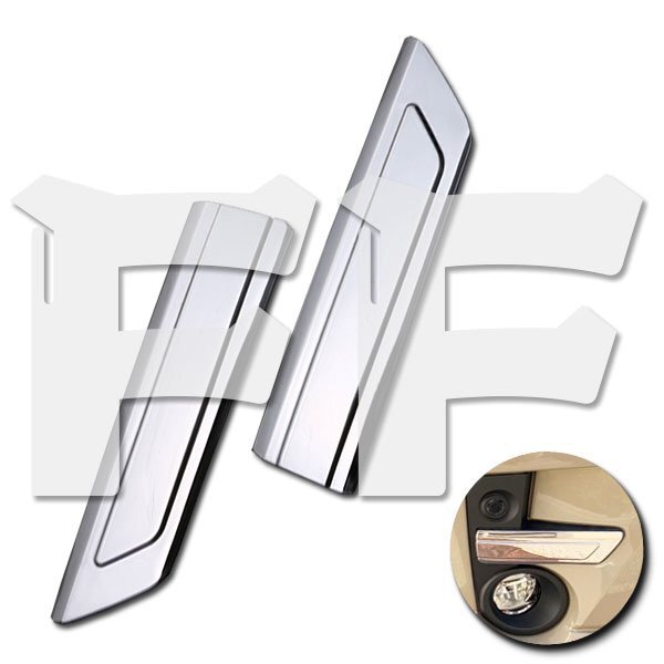 送料無料.. トヨタ ライズ RAIZE A200A 210A 2019年 フォグランプ無し車 フロントフォグカバー ガーニッシュ メッキ 鏡面 SN-4672 新品拍卖