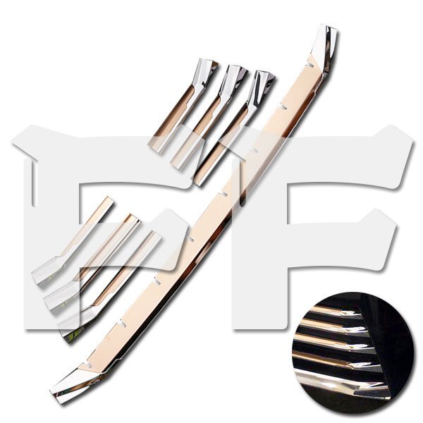 送料無料.. トヨタ VOXY ヴォクシー 80系 ZS グレード専用 フロント バンパー グリル トリム カバー メッキ ステンレス 外装 SN-4390 鏡面拍卖