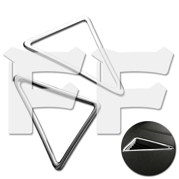 トヨタ アルファード/ヴェルファイア 30系 前/後 ベゼルカバー エアコン吹き出し口装飾パネル ガーニッシュ ABS 鏡面 アクセサリー拍卖