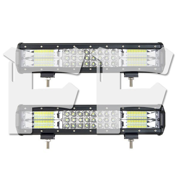 送料無料.. 14インチ LED ワークライト 作業灯 216W ホワイト SUV ATV ボート JEEP 車幅灯 建設機械 照明 12V/24V 14C-216W 2個 新品拍卖
