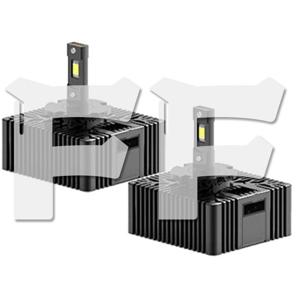 送料無料.. D5S D5R LED 純正HIDをLED化 配線なし 無加工で交換 最新設計 6500K 9000LM 40W キャンセラー内蔵 一体型 NW1-D5 2個 新品拍卖