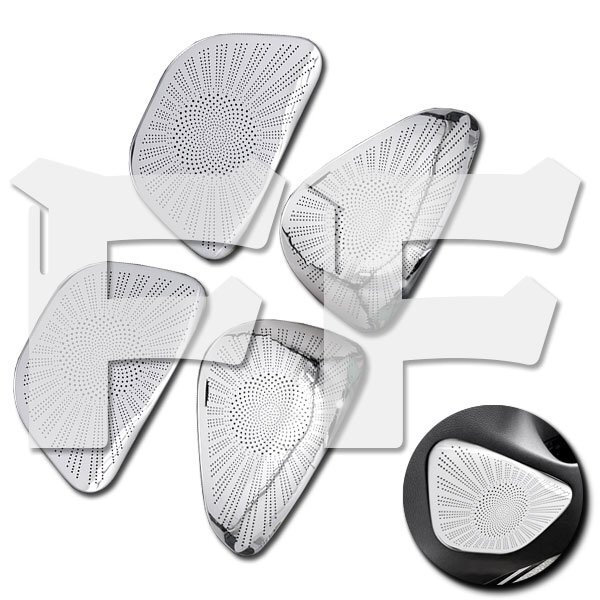 送料無料.. トヨタ ヤリス クロス MXPB1# MXPJ1# 2020年~ ドアスピーカーカバー ガーニッシュ 保護 メッキ ステンレス 鏡面 SN-5096 新品拍卖