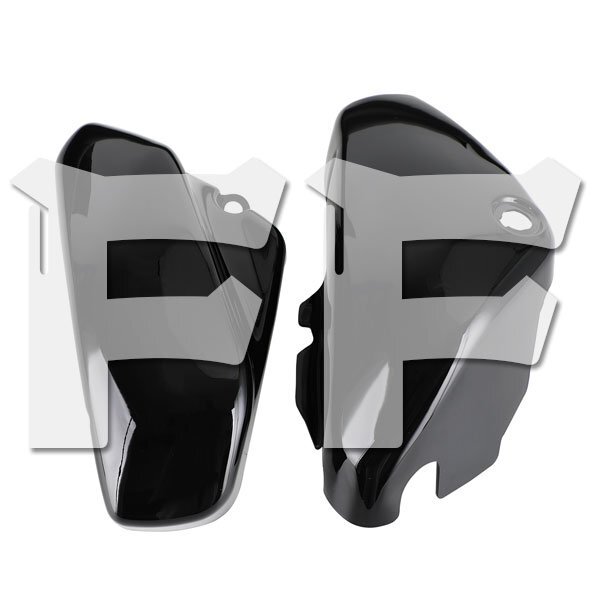 送料無料.. スズキ SUZUKI Boulevard Voluisa C50 VL400 VL800 2005-2017 バッテリーカバー フェアリングカバー VL400-BC ブラック 左右組拍卖