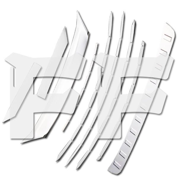 トヨタ AQUA アクア NHP10 後期 フロント リア カバー ガード ガーニッシュ ステンレス メッキ 鏡面 9点セット AQUA-NHP10-A拍卖