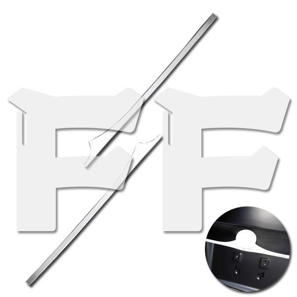 トヨタ PRIUS プリウス 30系 後期 リアエンブレム ガーニッシュ (下側) ステンレス メッキ カスタム 鏡面 SN-20 新品拍卖