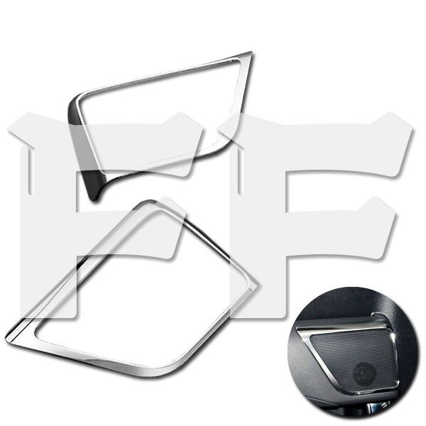 送料無料.. トヨタ アルファード/ヴェルファイア 30系 2015-2018 ドアスピーカーリング ガーニッシュ バックドア ABS SN-1335 新品拍卖