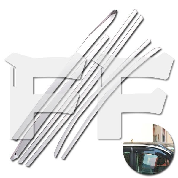 送料無料.. トヨタ ヴォクシー VOXY 80系 前期/後期 2014年1月~ ウィンドウ トリム カスタム ガーニッシュ メッキ ステンレス SN-2081 鏡面拍卖