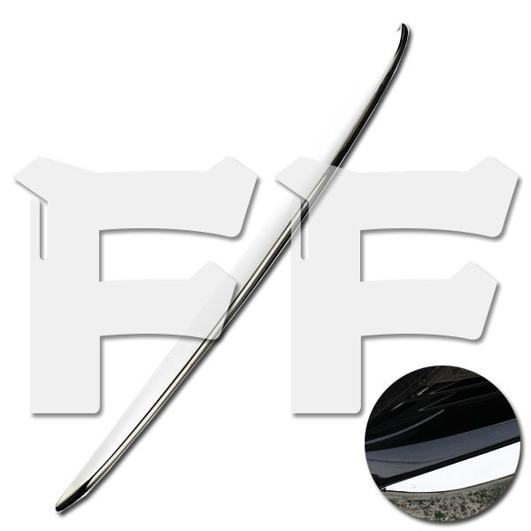 送料無料.. トヨタ PRIUS プリウス 30系 後期 フロント バンパー リップ プロテクター ABS樹脂製 カスタム メッキ 鏡面 SN-16 新品拍卖