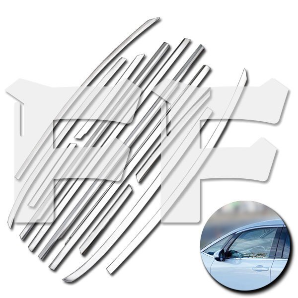 ホンダ フィット FIT GR1-8 2020年2月~ ウィンドウトリム ウィンドウ カバー メッキ ステンレス製 鏡面 SN-4885 新品拍卖