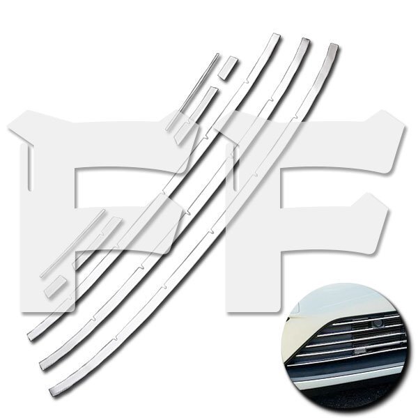 ホンダ フィット FIT GR1-8 2020年2月~ フロントバンパーグリルカバー ガーニッシュ メッキ ステンレス 鏡面 SN-4935 新品拍卖