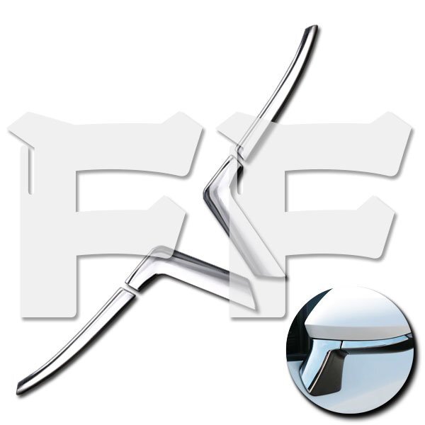 トヨタ カローラ ツーリング 210系 2019年 サイドミラー カバー トリム ガーニッシュ メッキ ステンレス 鏡面 SN-4830 新品拍卖