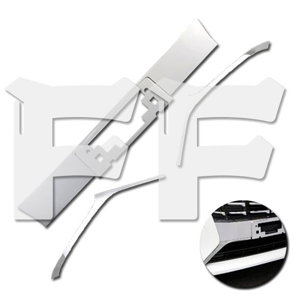 送料無料.. トヨタ アルファード 30系 前期 G/GF/Xグレード フロント ナンバー プレート ガーニッシュ ステンレス メッキ 鏡面 外装拍卖