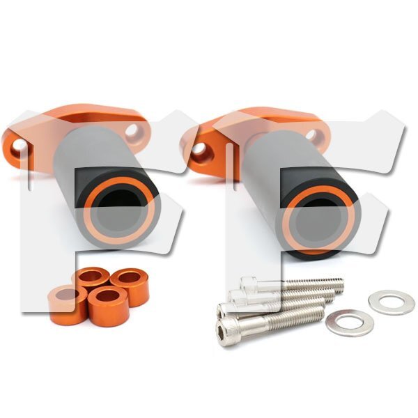 送料無料.. KTM DUKE 125 200 250 390 フレームスライダー クラッシュプロテクター オートバイ 落下保護 CNC パーツ KTM-AF-D 新品拍卖