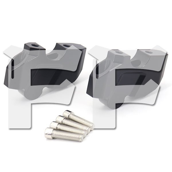 送料無料.. ハーレーダビッドソン SPORTSTER S 1250 RH 1250S 2021-2023 ハンドルバーライザー 移動アダプタ CNC ブラック R-HL-A 新品拍卖