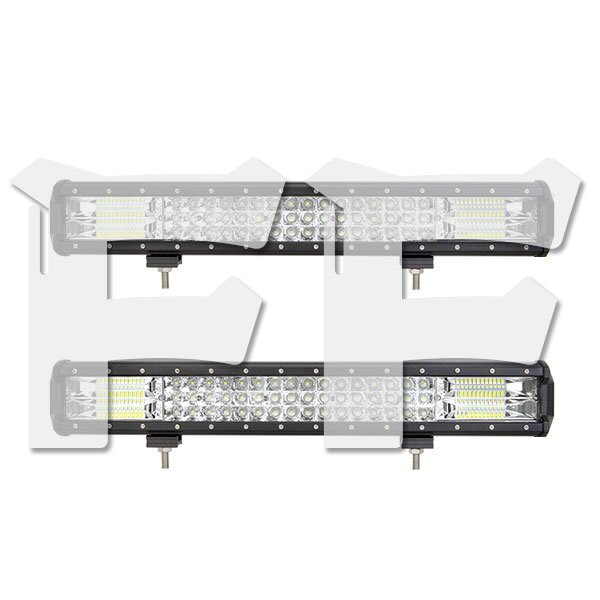 23インチ LED ワークライト 作業灯 324W ホワイト SUV ATV ボート JEEP 車幅灯 建設機械 照明 12V/24V 23C-324W 2個 新品拍卖