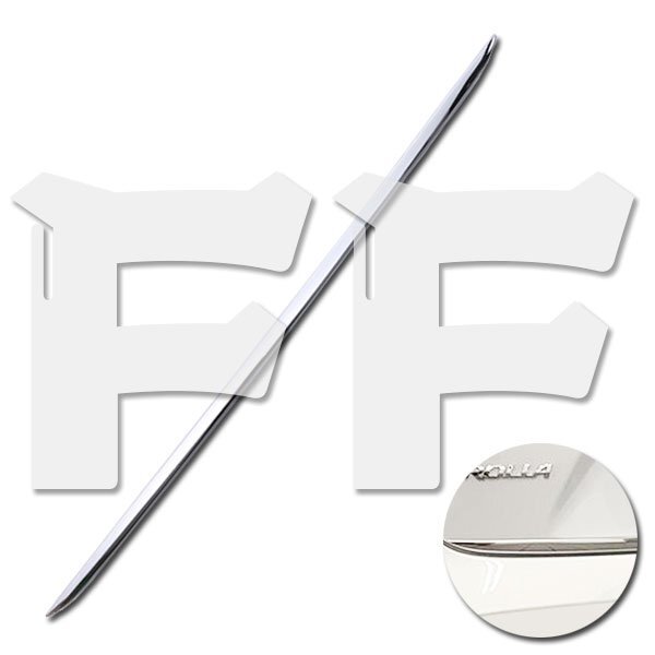 トヨタ カローラ COROLLA 210系 2019年 リアゲートトリム バックドアカバー ガーニッシュ メッキ ステンレス 鏡面 SN-4644 新品拍卖