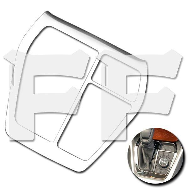 送料無料.. トヨタ RAV4 XA50 2019年~ シフトゲートパネル ガーニッシュ メッキ ステンレス 鏡面 SN-4335 新品拍卖