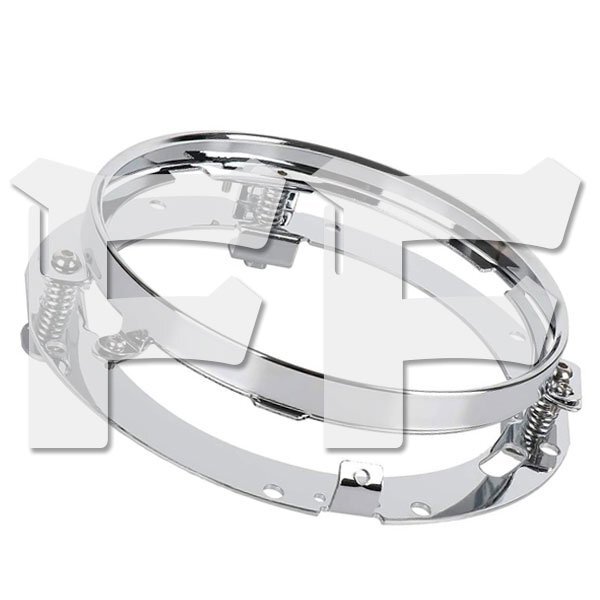 ブラケット 7インチ LED ヘッドライト固定用 リングマウント ラウンドリング ハーレーダビッドソン適用 シルバー MS-B-7INCH-S 新品拍卖