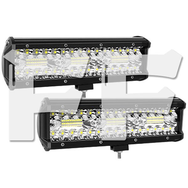 9インチ LED ワークライト 作業灯 180W 6500K ホワイト 照明 トラック SUV ボート 建設機械 12V/24V兼用 SM180W 2個 新品拍卖